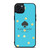 KATE SPADE NEW YORK LOGO BLUE GOLDEN POLKADOTS iPhone 15 Plus Case Cover