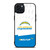 LOS ANGELES CHARGERS FOOTBALL LOGO BOLT UP iPhone 15 Plus Case Cover