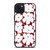 MARIMEKO HERITAGE WHITE RED FLOWER iPhone 15 Plus Case Cover