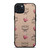 MCM LOVE CHERRIES BROWN LEATHER iPhone 15 Plus Case Cover
