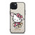 MICHAEL KORS MK LOGO HELLO KITTY iPhone 15 Plus Case Cover