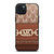 MK MICHAEL KORS LOGO BROWN BAG iPhone 15 Plus Case Cover