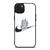 NIKE LOGO RICK AND MORTY iPhone 15 Plus Case Cover