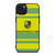 PORSCHE CAR LOGO YELLOW GREEN ICON iPhone 15 Plus Case Cover