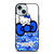 COACH NEW YORK LOGO HELLO KITTY BLUE TIE BOW iPhone 15 Case Cover