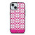 COACH NEW YORK LOGO PATTERN PINK EMBLEM iPhone 15 Case Cover