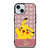 COACH NEW YORK LOGO PINK X PIKACHU POKEMON iPhone 15 Case Cover