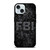 FBI LOGO CAMO iPhone 15 Case Cover