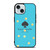 KATE SPADE NEW YORK LOGO BLUE GOLDEN POLKADOTS iPhone 15 Case Cover
