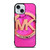 MICHAEL KORS MK LOGO PINK GOLD EMBLEM iPhone 15 Case Cover