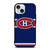 MONTREAL CANADIENS LOGO HOCKEY TEAM EMBORDERY iPhone 15 Case Cover MONTREAL CANADIENS LOGO HOCKEY TEAM EMBORDERY iPhone 15 Case Cover