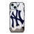 NEW YORK YANKEES BASEBALL ICON TEAM LOGO iPhone 15 Case Cover