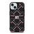 OFF WHITE LOGO BLACK PINK iPhone 15 Case Cover