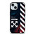 OFF WHITE LOGO MARBLE NIKE iPhone 15 Case Cover
