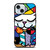 ROMERO BRITTO SERENE CAT ART iPhone 15 Case Cover