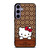 COACH NEW YORK LOGO HELLO KITTY BROWN Samsung Galaxy S24 Plus Case Cover