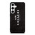 COACH NEW YORK LOGO ON BLACK FABRIC Samsung Galaxy S24 Case Cover