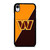 WASHINGTON COMMANDERS NFL FOOTBALL LOGO iPhone XR Case Cover