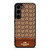 COACH NEW YORK LOGO BROWN LEATHER Samsung Galaxy S23 Plus Case Cover