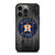 HOUSTON ASTROS BASEBALL MLB WOOD LOGO iPhone 13 Pro Case Cover