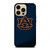 AUBRUN TIGERS FOOTBALL UNIVERSITY TEAM LOGO BLUE iPhone 14 Pro Max Case Cover