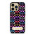 COACH NEW YORK COLORFULL BLACK PATTERN EMBLEM iPhone 14 Pro Max Case Cover
