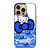 COACH NEW YORK LOGO HELLO KITTY BLUE TIE BOW iPhone 14 Pro Max Case Cover