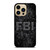 FBI LOGO CAMO iPhone 14 Pro Max Case Cover