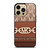 MK MICHAEL KORS LOGO BROWN BAG iPhone 14 Pro Max Case Cover