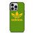 ADIDAS LOGO YELLOW GREEN iPhone 14 Pro Case Cover