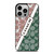 COACH NEW YORK LOGO PINK GREEN PATTERN ICON iPhone 14 Pro Case Cover
