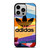 COLORFUL ICON ADIDAS LOGO iPhone 14 Pro Case Cover