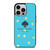 KATE SPADE NEW YORK LOGO BLUE GOLDEN POLKADOTS iPhone 14 Pro Case Cover