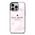 KATE SPADE NEW YORK LOGO PINK MARBLES iPhone 14 Pro Case Cover