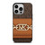 MICHAEL KORS MK LOGO BROWN BAG iPhone 14 Pro Case Cover