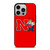 NEBRASKA HUSKERS ICON UNIVERSITY FOOTBALL LOGO iPhone 14 Pro Case Cover