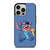 STITCH DISNEY CARTOON ICE CREAM iPhone 14 Pro Case Cover