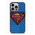 SUPERMAN TYPOGRAPHY LOGO iPhone 14 Pro Case Cover
