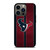 HOUSTON TEXANS NFL METAL STRIPE iPhone 13 Pro Case Cover