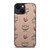 MCM LOVE CHERRIES BROWN LEATHER iPhone 14 Plus Case Cover