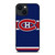 MONTREAL CANADIENS LOGO HOCKEY TEAM EMBORDERY iPhone 14 Plus Case Cover