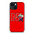 NEBRASKA HUSKERS ICON UNIVERSITY FOOTBALL LOGO iPhone 14 Plus Case Cover