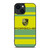 PORSCHE CAR LOGO YELLOW GREEN ICON iPhone 14 Plus Case Cover