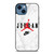 AIR JORDAN NIKE SHOES LOGO MARBLE iPhone 14 Case Cover