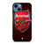 ARSENAL FC LOGO THE GUNNERS FOOTBALL CLUB iPhone 14 Case Cover