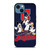 CLEVELAND INDIANS BASEBALL DISNEY MICKEY DONALD GOOFY iPhone 14 Case Cover