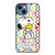 COACH NEW YORK LOGO SNOOPY THE PEANUTS iPhone 14 Case Cover