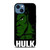 HULK SUPERHERO MARVEL AVENGERS CARTOON iPhone 14 Case Cover