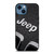 JEEP CAR LOGO UNDER RAIN iPhone 14 Case Cover