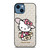 MICHAEL KORS MK LOGO HELLO KITTY iPhone 14 Case Cover